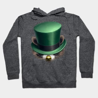 Funny Saint Patricks Day Trashy Raccoon Hoodie